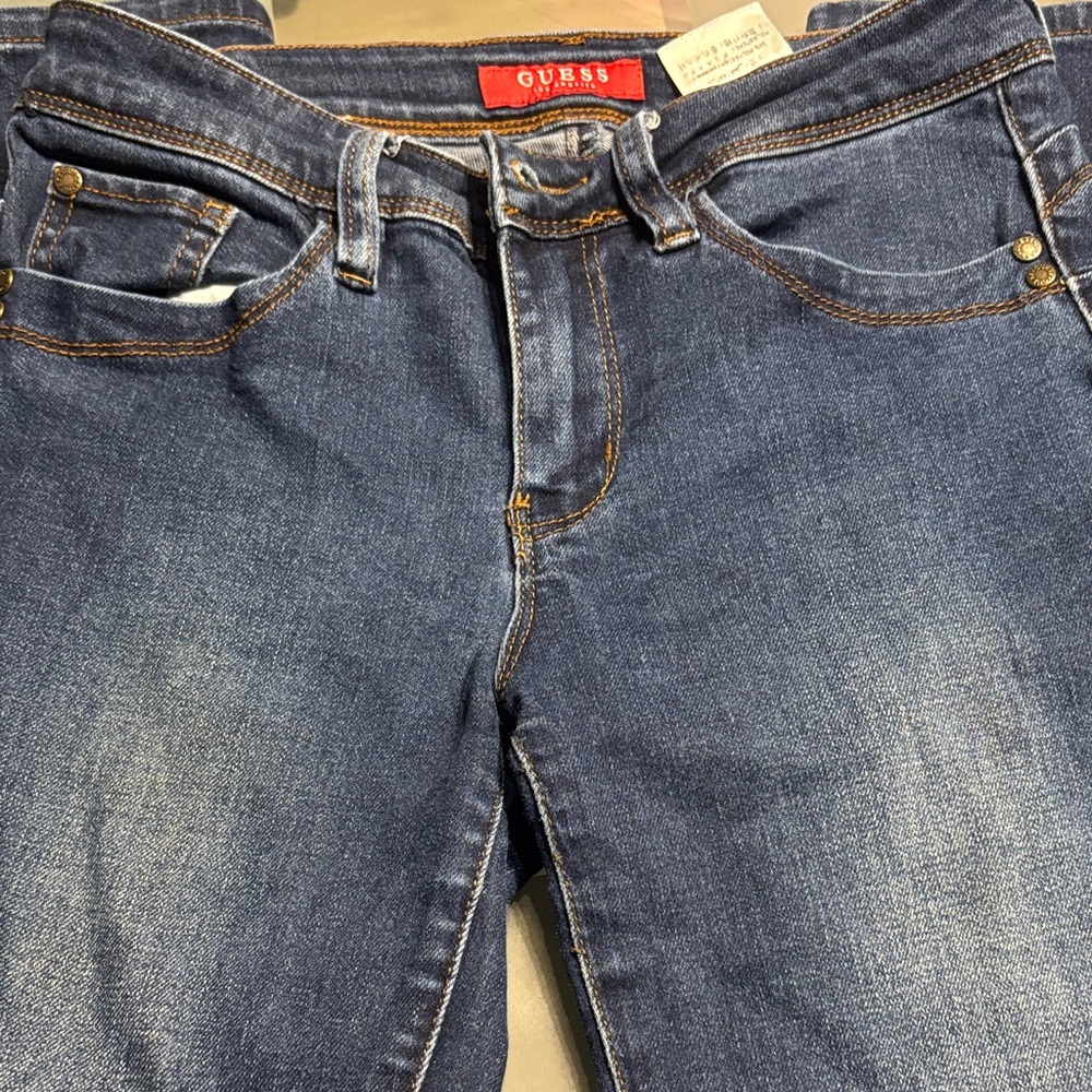 Guess WOMen's Classic Blue Straight Jeans